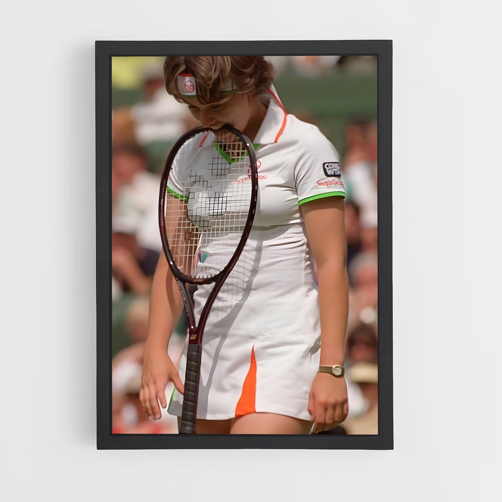Poster Martina hingis déterminée – affiche Tennis (vue 2)